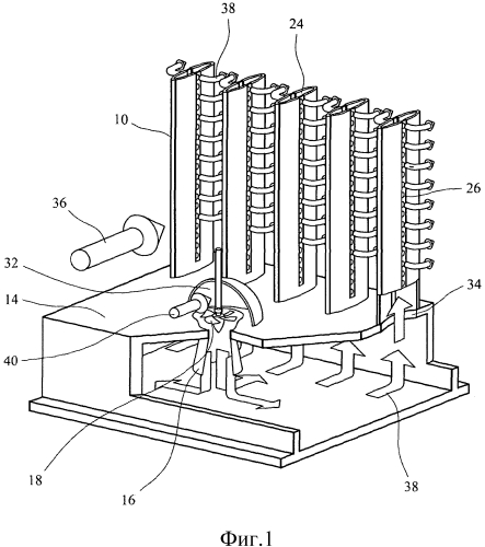 Установка и метод для генерирования энергии из потока жидкости (патент 2592660)