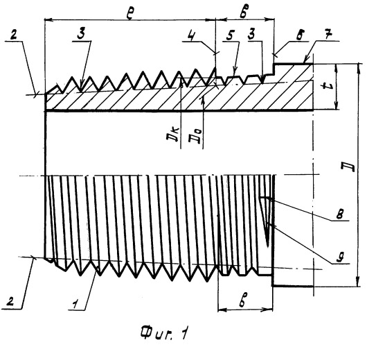 Безупорное коническое трубное резьбовое соединение (патент 2244195)