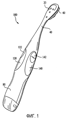Усовершенствованная конструкция корпуса электрической зубной щетки (патент 2297196)