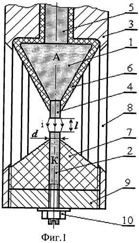 Электродная система скважинного электрогидравлического устройства (варианты) (патент 2438014)