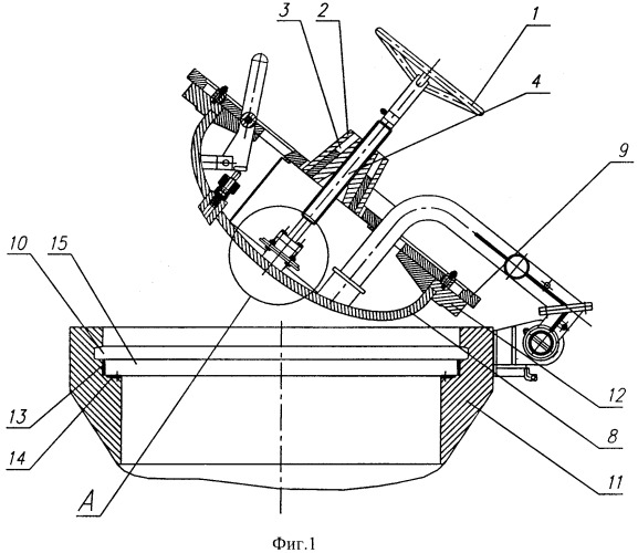 Устройство привода элементов стопорения крышки быстродействующего затвора (патент 2362075)
