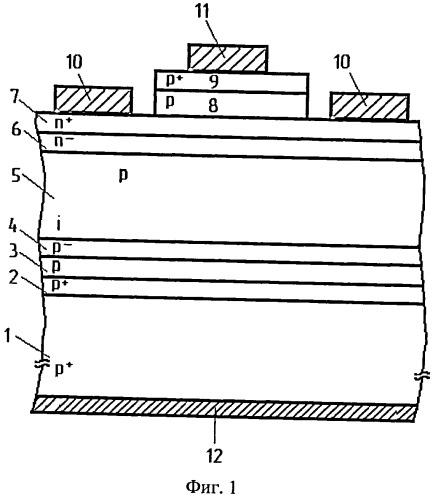 Сверхвысокочастотный биполярный p-n-p транзистор (патент 2485625)