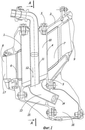 Опора турбины газотурбинного двигателя (патент 2464435)