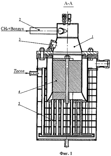 Бортовой генератор для получения синтез-газа (патент 2446092)