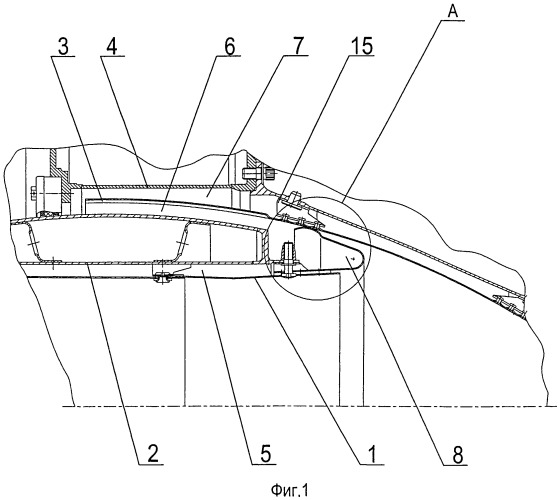 Поворотное осесимметричное сопло турбореактивного двигателя (патент 2516751)