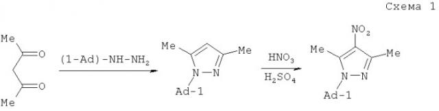 1-(1-адамантил)-4-нитрозопиразолы (патент 2471785)