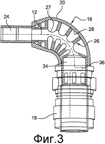 Элемент электрического соединения турбомашины (патент 2544001)