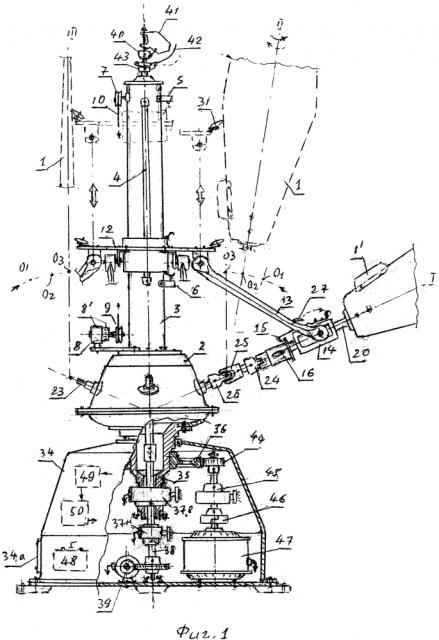 Ортогональный ветродвигатель с наклонными складными лопастями (патент 2622455)