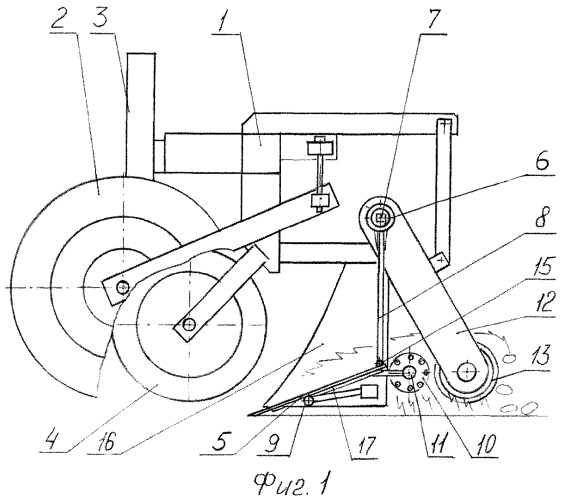 Картофелеуборочная машина (патент 2286041)