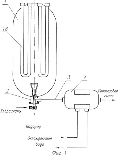Установка для получения поликристаллического кремния (патент 2334677)
