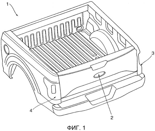 Отсоединяемый силовой привод для задних откидных бортов (патент 2608941)