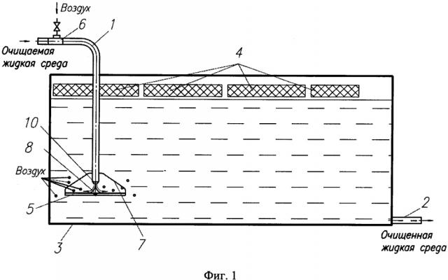 Устройство для флотационной очистки жидких сред (патент 2648094)