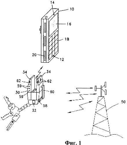 Система сотовой связи для уменьшения воздействия излучения от антенн сотовых телефонов (патент 2439857)