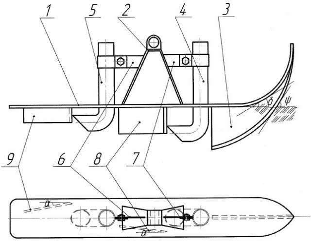 Сошник полозовидный комбинированный (патент 2378816)