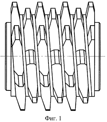 Червячная многозаходная фреза для нарезания зубчатых деталей (патент 2464133)