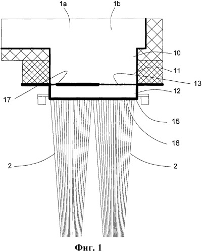 Фильера для производства волокон, в частности стекловолокон, и волокнообразующая установка (патент 2373159)