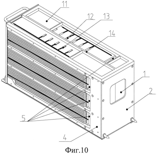Электронный блок с воздушным охлаждением (патент 2569492)