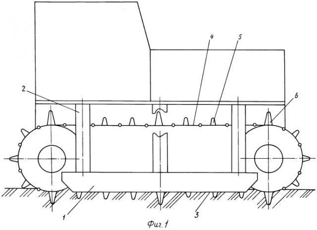 Болотный тягач (патент 2257308)