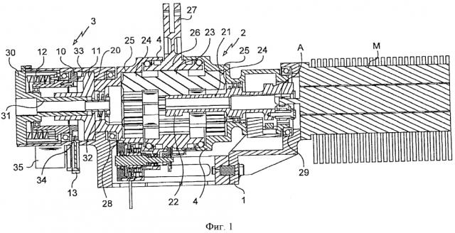 Электромеханический привод с антиблокировочным средством (патент 2602226)