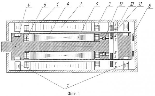 Высокоскоростная бесконтактная электрическая машина (варианты) (патент 2534756)