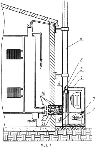 Отопительный котел наружного размещения (патент 2426951)