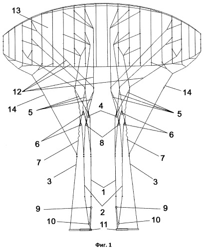 Кайт с ручками управления и изменяемой кривизной крыла (патент 2388654)
