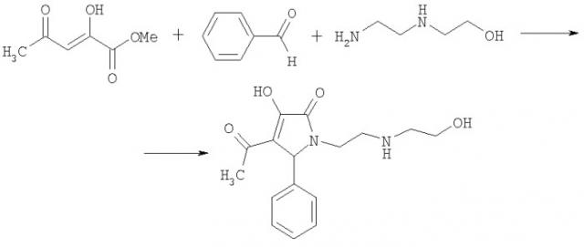 4-ацетил-3-гидрокси-1-(2-гидроксиэтиламиноэтил)-5-фенил-3-пирролин-2-он, проявляющий антикоагулянтную активность (патент 2312660)
