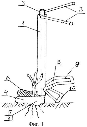 Орудие дворянидова а.г. для прополки сорняков (патент 2275773)