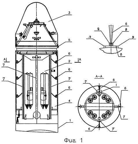 Космическая головная часть и способ ее сборки (патент 2497726)