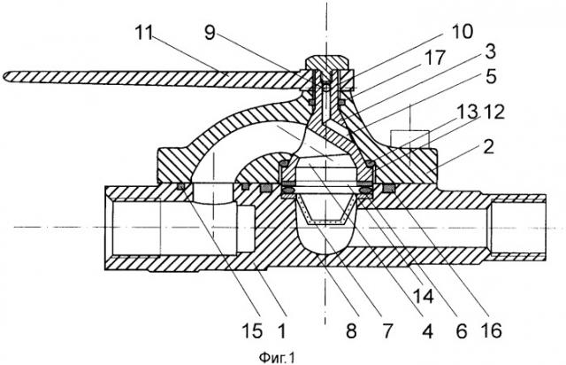 Разобщительный кран (патент 2360810)