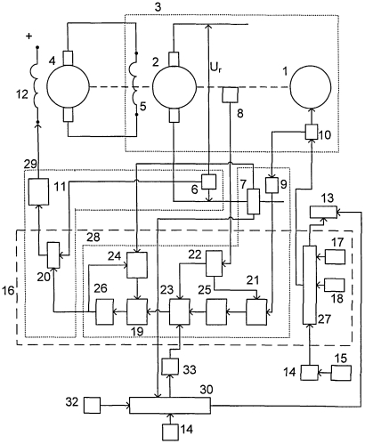 Микропроцессорная система регулирования напряжения тягового генератора тепловоза (патент 2557853)