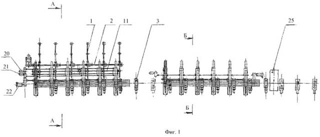 Устройство для укладки труб в пакеты шестигранной формы (патент 2287461)