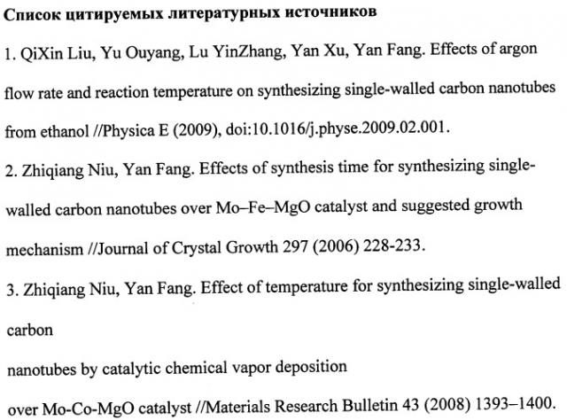 Способ получения металлоксидных катализаторов для выращивания углеродных нанотрубок из газовой фазы (патент 2476268)