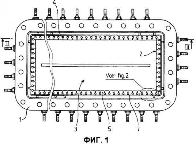 Герметичная для газа и вакуума термоизоляционная камера устройства индукционного нагрева (патент 2287230)