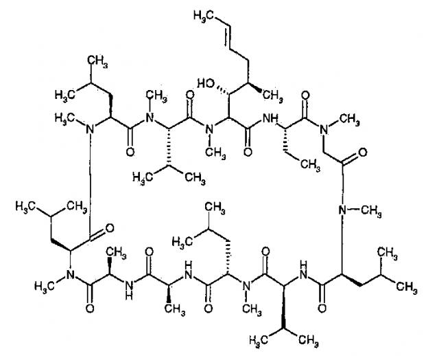 Кристаллическая форма циклоспорина а, способы ее получения и способы применения (патент 2602062)