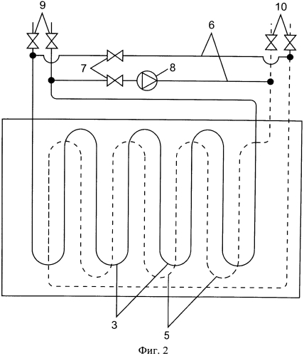 Система напольного отопления (охлаждения) (патент 2552975)