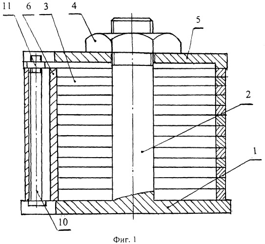 Устройство для термофиксации поршневых колец в пакете (патент 2293771)