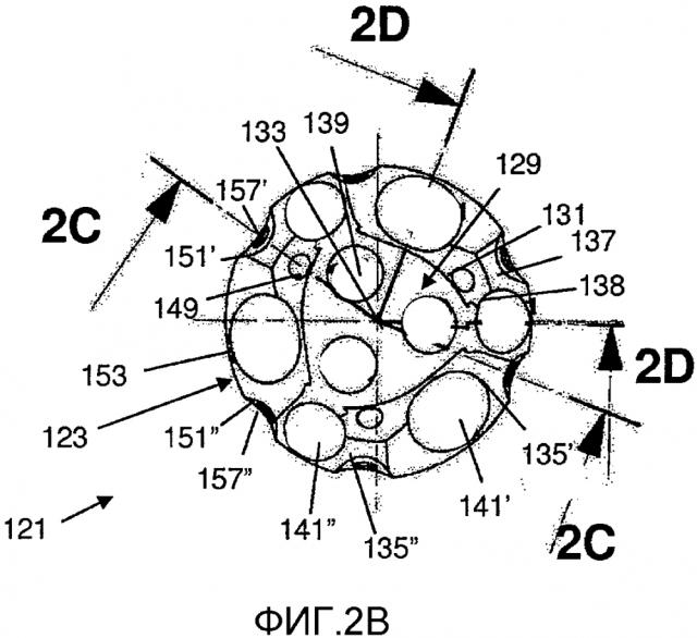 Буровое долото для инструмента бурения горной породы и инструмент бурения горной породы (патент 2625684)