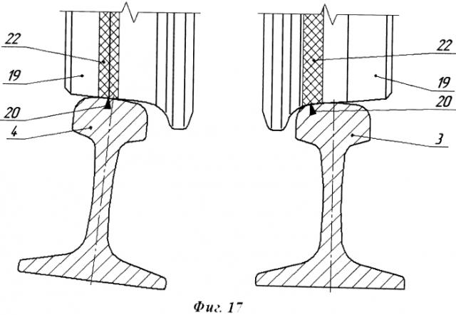 Способ повышения ресурса элементов системы колесо-рельс и профили рельсовой колеи и обода железнодорожного колеса на его основе (патент 2568819)