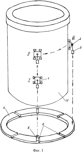 Транспортное устройство для управляемого перемещения по поверхности объектов с вертикальными стенками (патент 2304541)