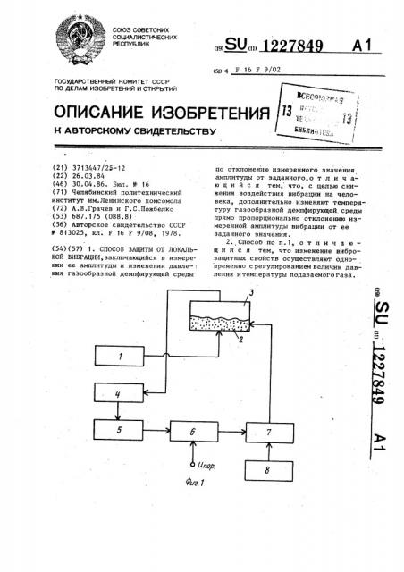 Способ защиты от локальной вибрации (патент 1227849)