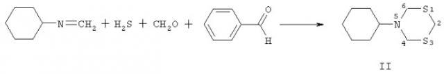 Способ получения 5-[4-(1,3,5-дитиазинан-5-сульфонил)-фенил]-1,3,5-дитиазинана (патент 2342369)