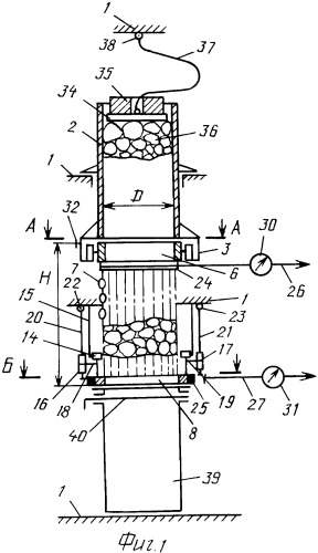 Стенд для исследования параметров цепного затвора для рудоспуска (патент 2353000)