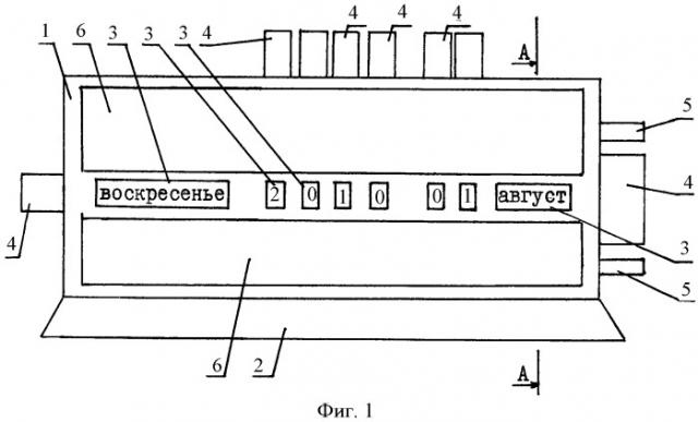 Настольный календарь с указателем этапов многомесячного цикла (патент 2437149)