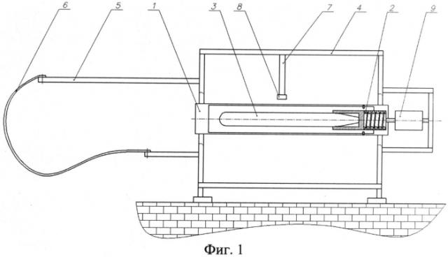 Стенд для отработки всеглубинного пускового устройства арбалетного типа для необитаемых подводных аппаратов (патент 2557348)