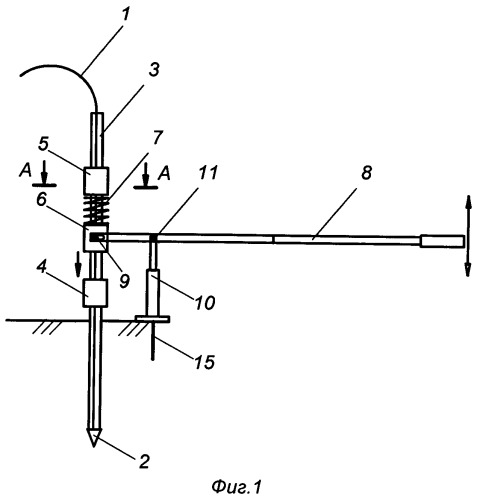 Устройство для установки проволочных анкеров на склонах и оврагах (патент 2541964)