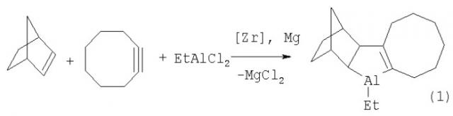 Способ получения 11-этил-11-алюминатетрацикло[11.2.1.02,12.04,11]гексадец-3( 10 )-ена (патент 2375366)