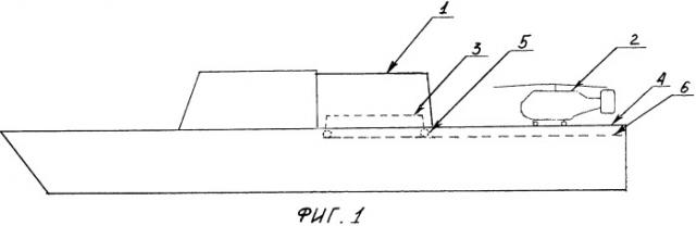 Ангар для палубного вертолёта (патент 2539265)