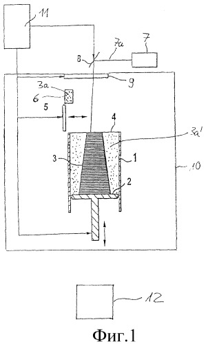 Способ и устройство для послойного получения трехмерного объекта из порошкообразного материала (патент 2449891)