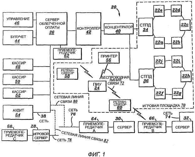 Игровая система с портативными игровыми устройствами (патент 2302658)